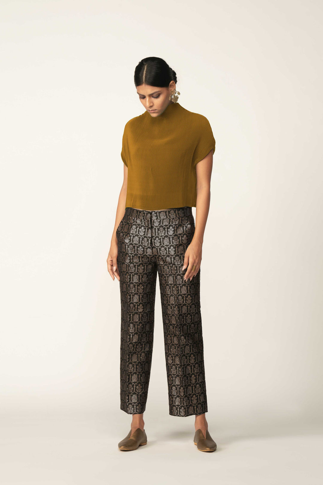 Silk Brocade Culotte