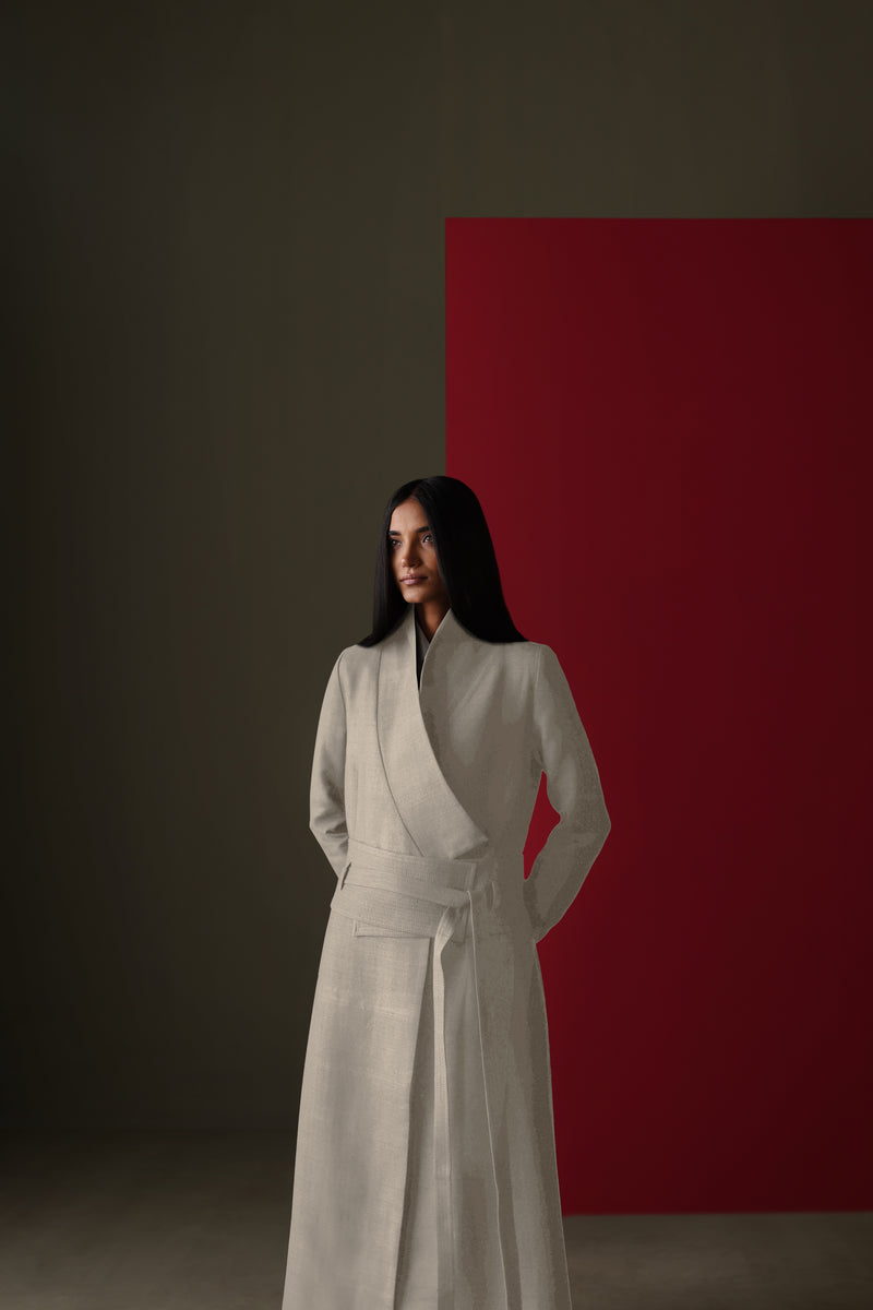 Silk Longline Jacket