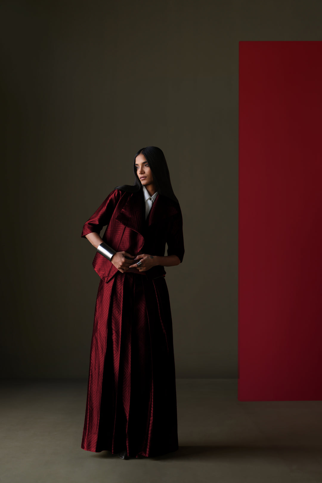 Silk Brocade Palazzo