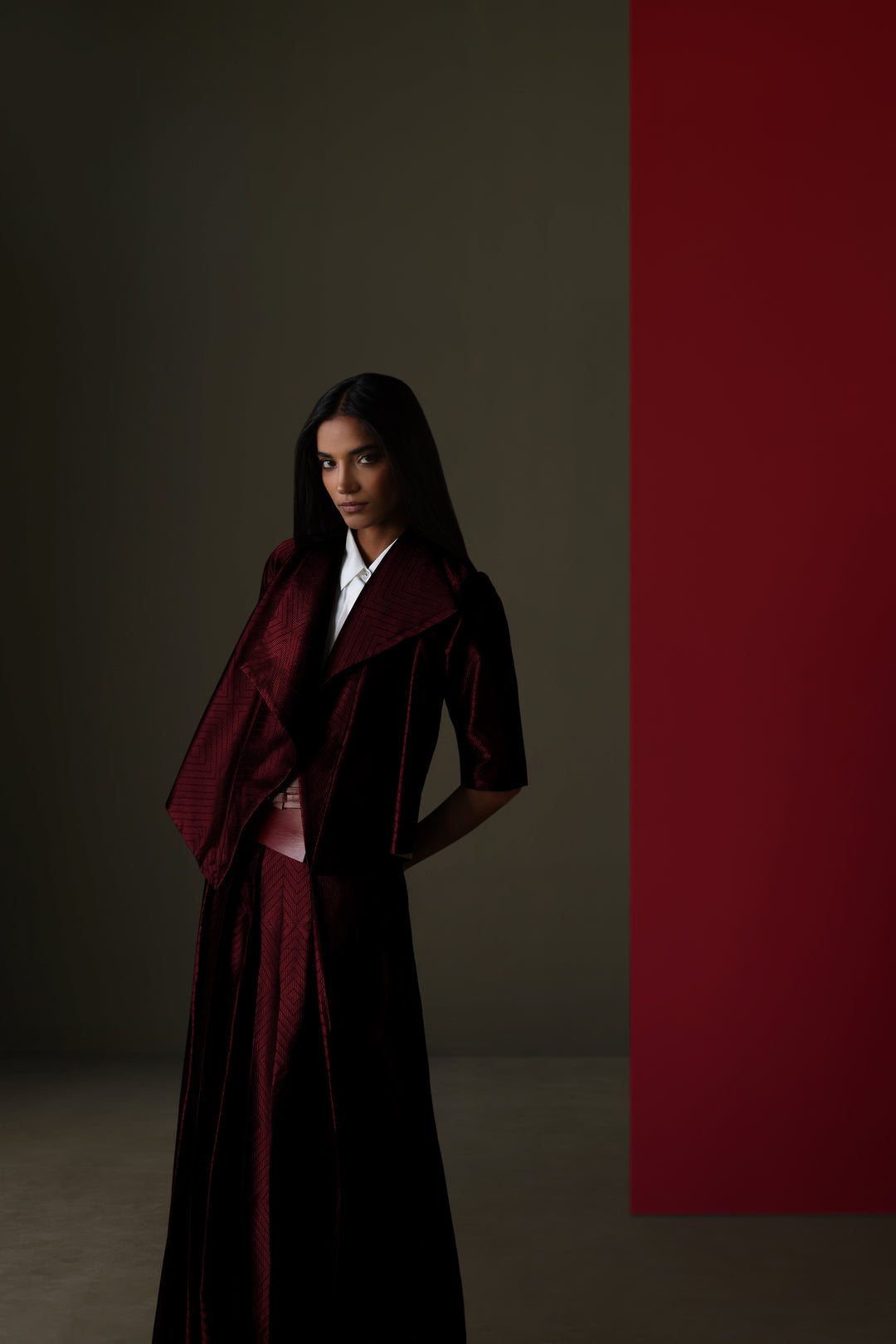 Silk Brocade Palazzo