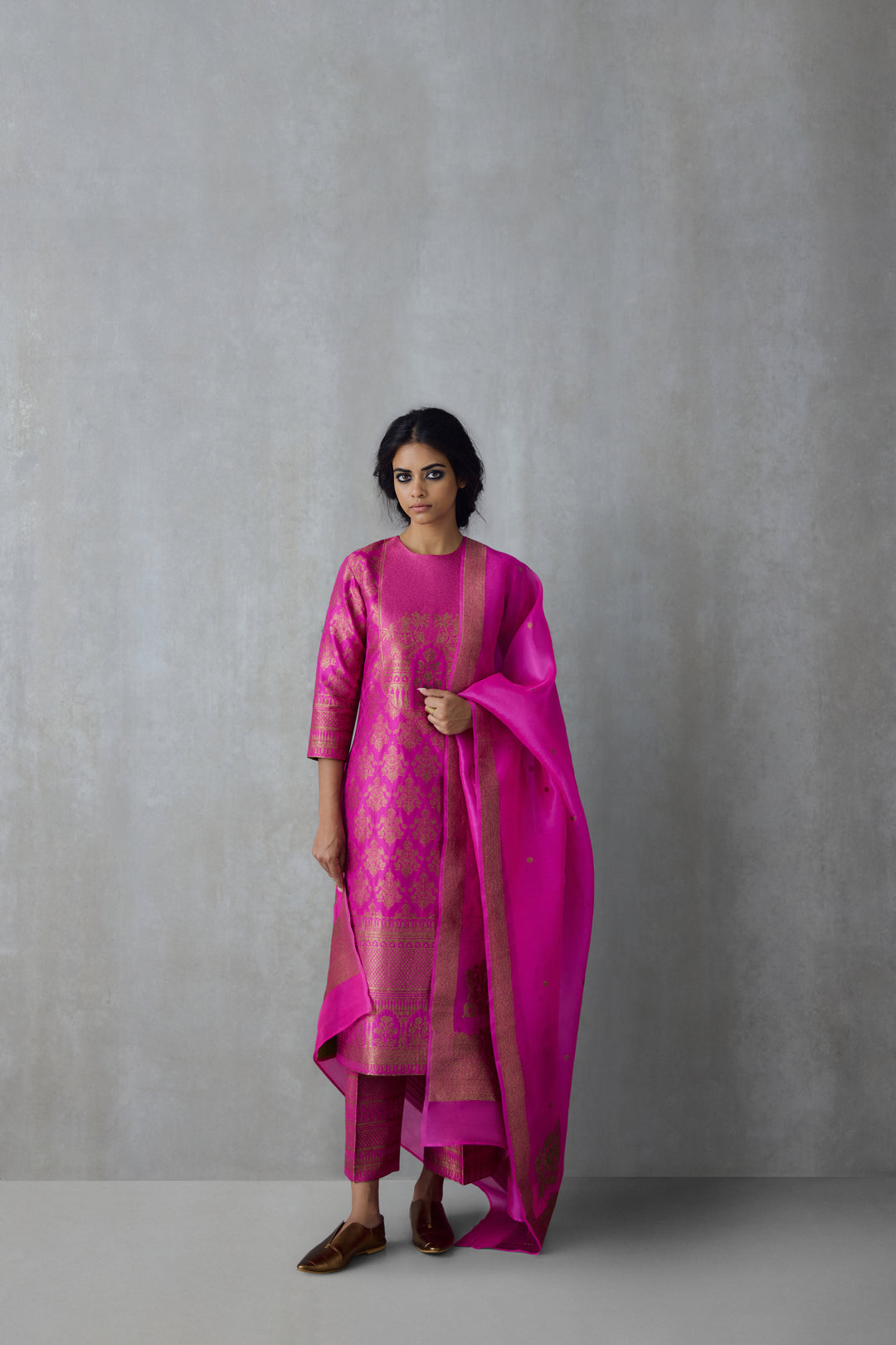 Silk Brocade Dupatta