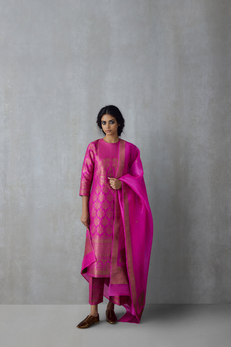 Silk Brocade Dupatta