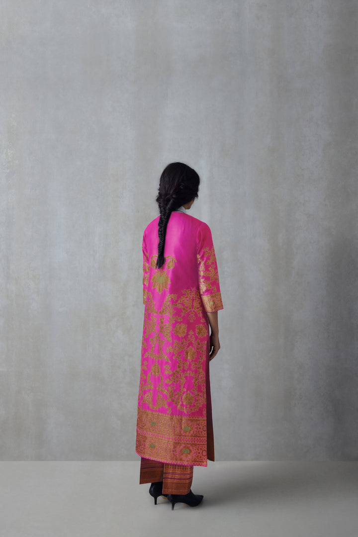 Silk Brocade Tunic Set