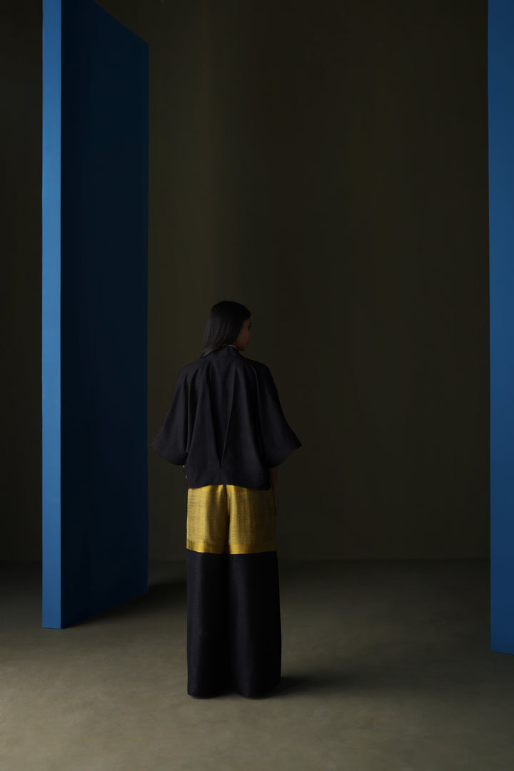 Silk Cropped Jacket