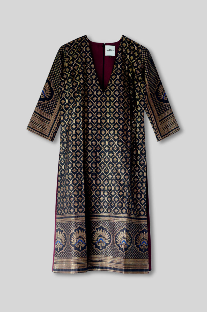 Silk Brocade Kurta Set