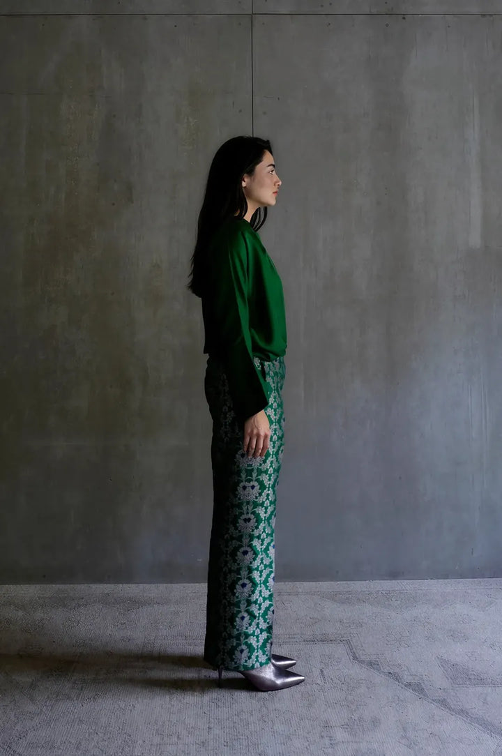 Silk Brocade Culotte