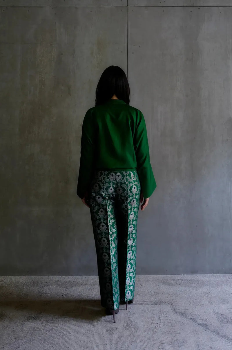 Silk Brocade Culotte