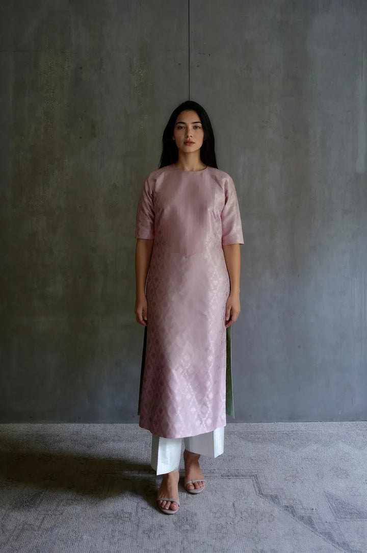 Silk Brocade Kurta