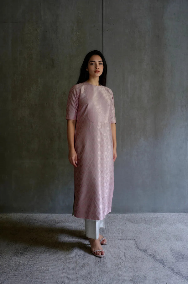 Silk Brocade Kurta