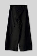 A contemporary wrap palazzo, crafted in poplin - PAYAL KHANDWALA