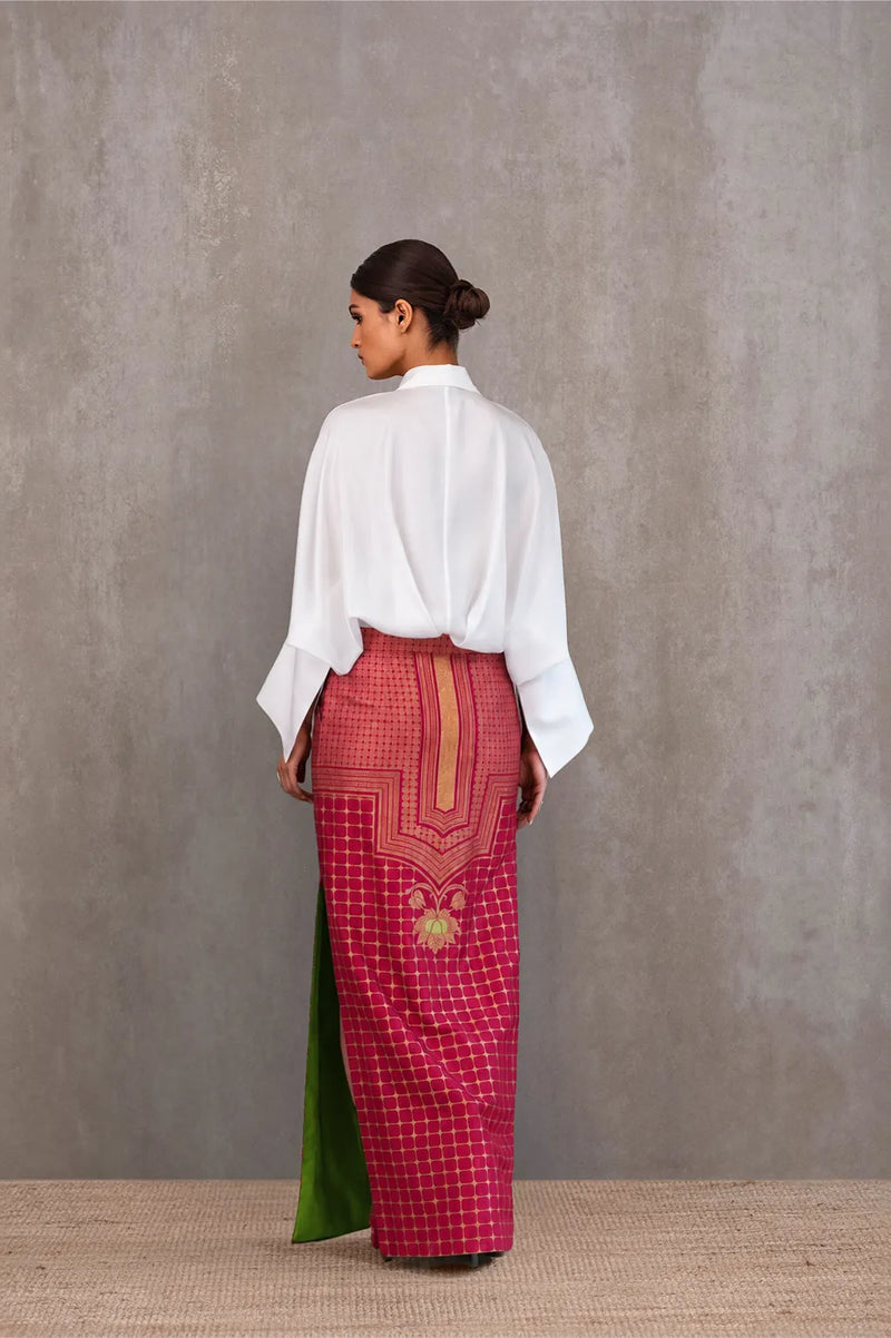 Silk Brocade Dress