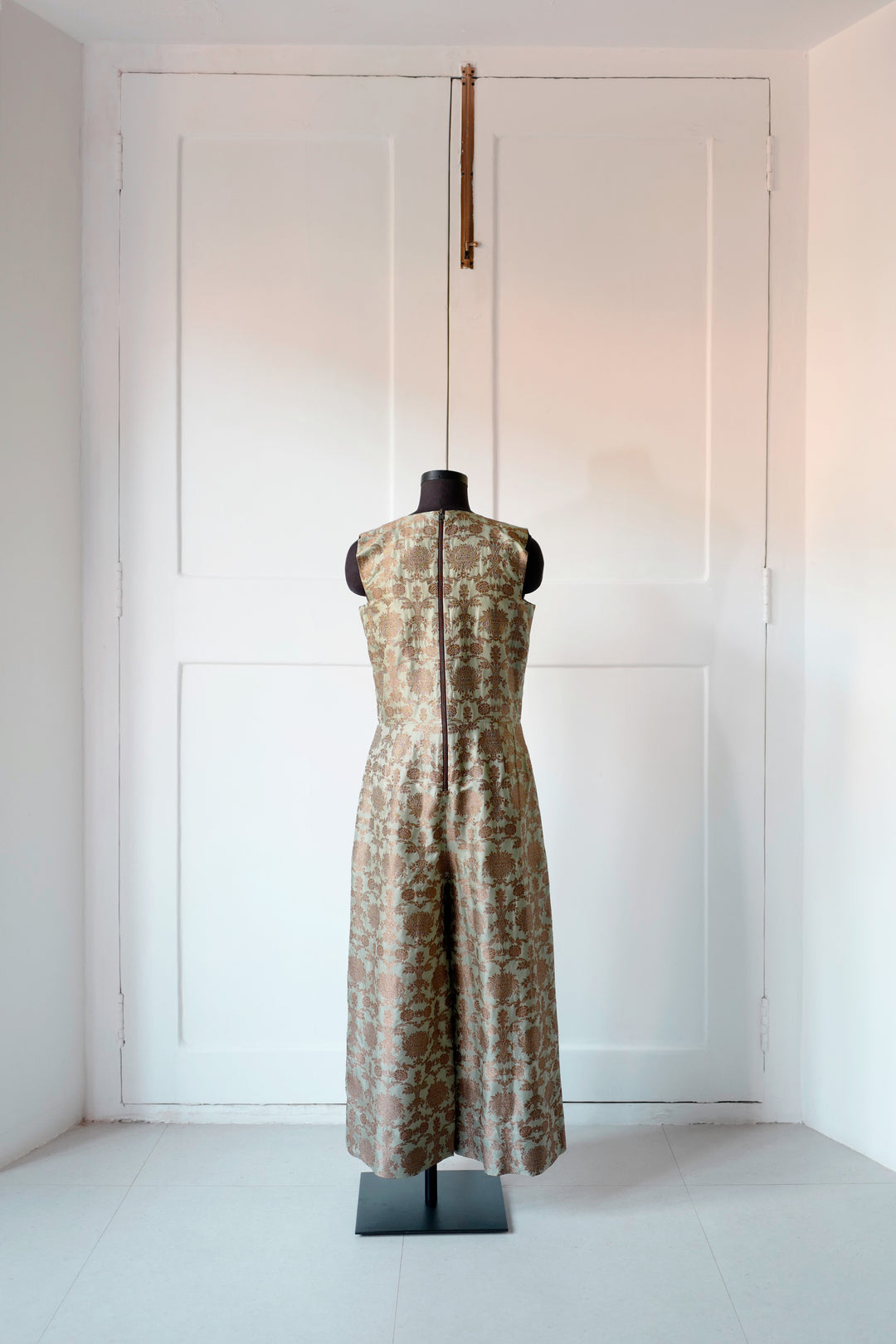 Silk Brocade Jumpsuit