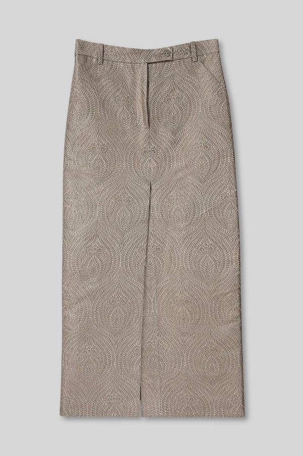 Handwoven Silk Brocade Skirt