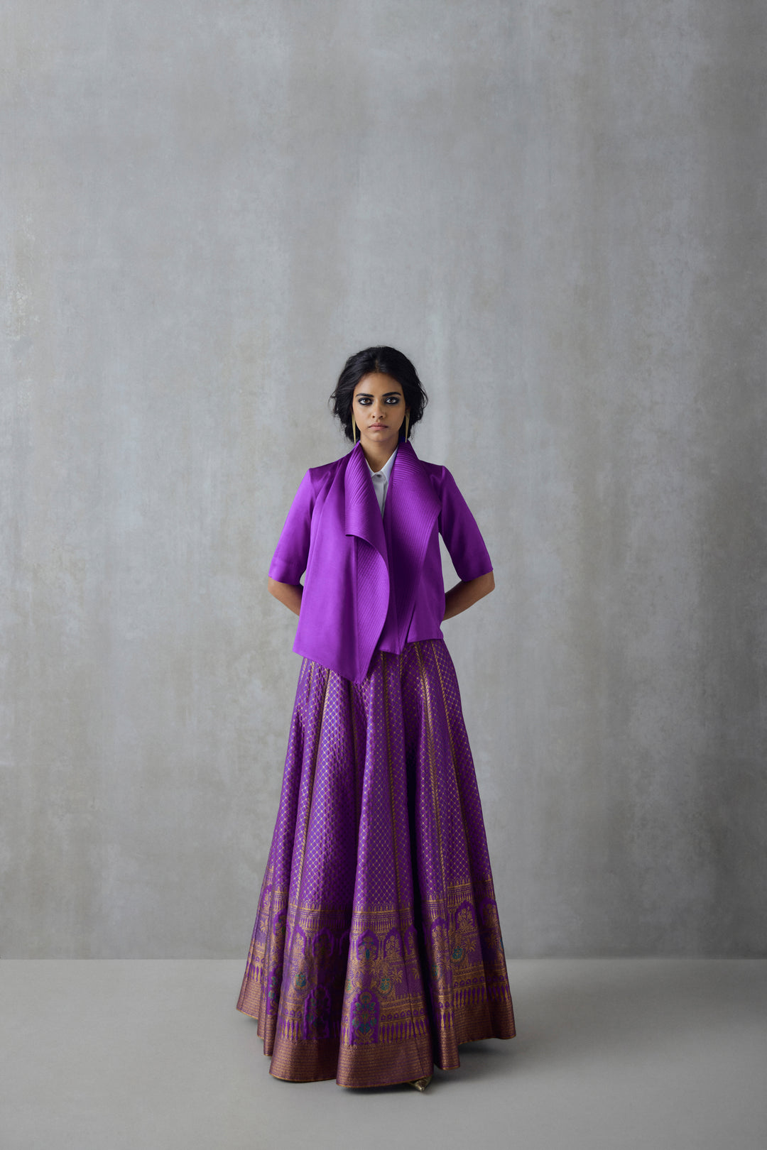 Silk Brocade Skirt