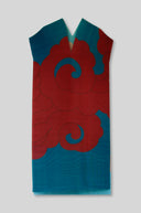 Pleated V-Neck Tunic Set