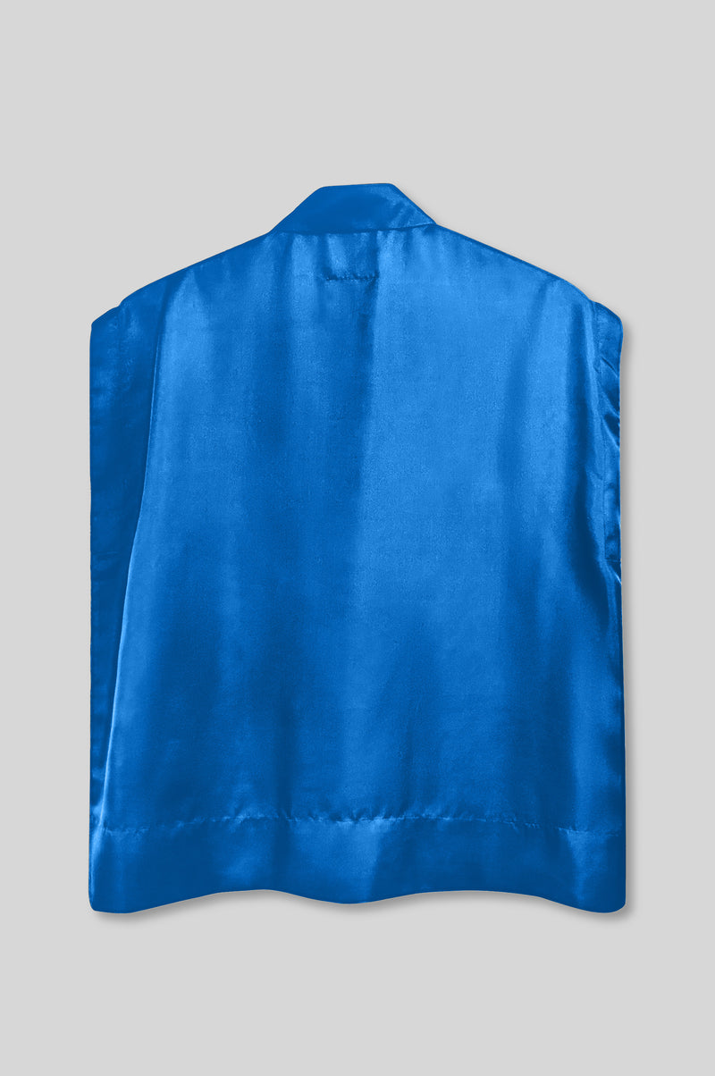 Silk Shirt With Brocade Detail