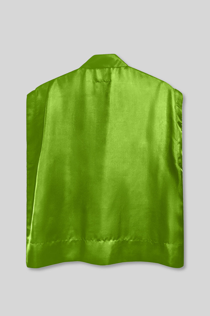 Silk Shirt With Brocade Detail