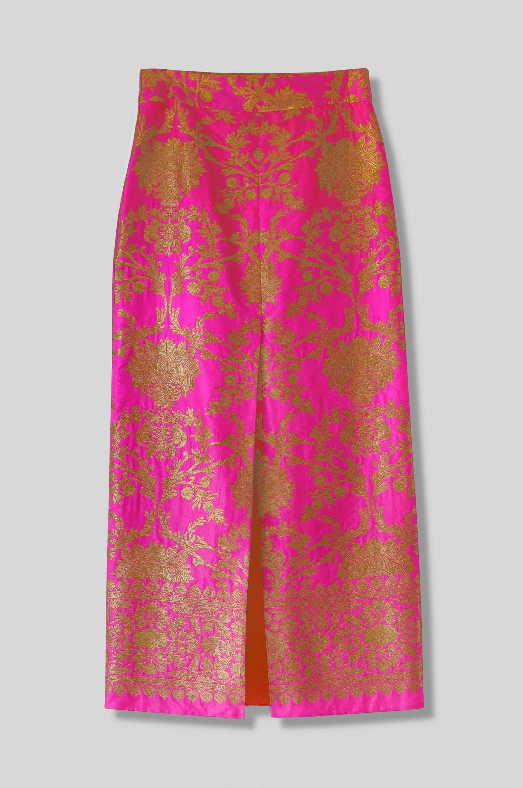 Hot pink 2025 brocade skirt