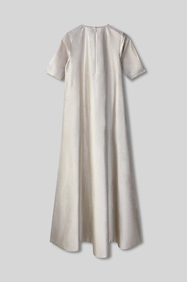 Silk Maxi With Brocade Detail