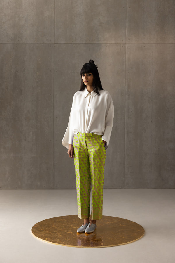 Handwoven Silk Brocade Trouser – PAYAL KHANDWALA™