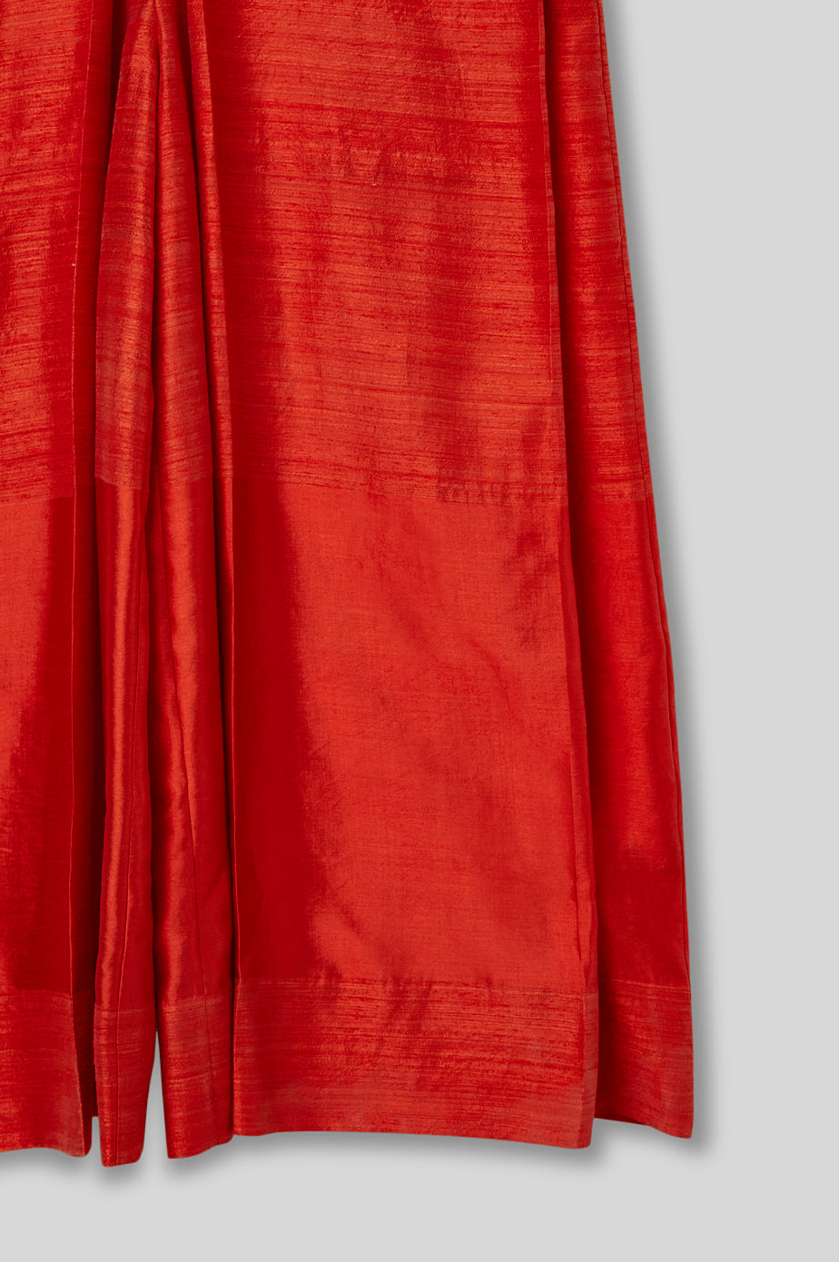Handwoven Silk Jumpsuit with Brocade Detail