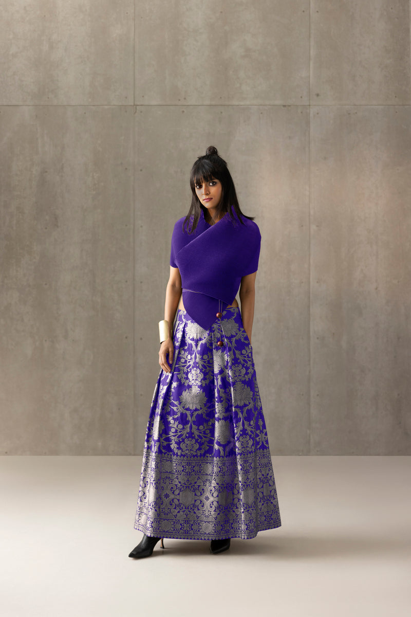 Pleated Origami Wrap