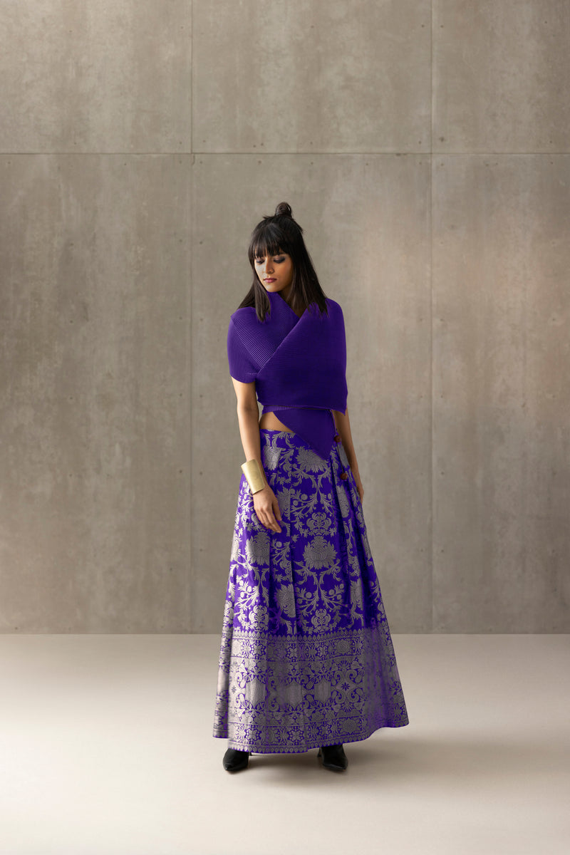 Pleated Origami Wrap