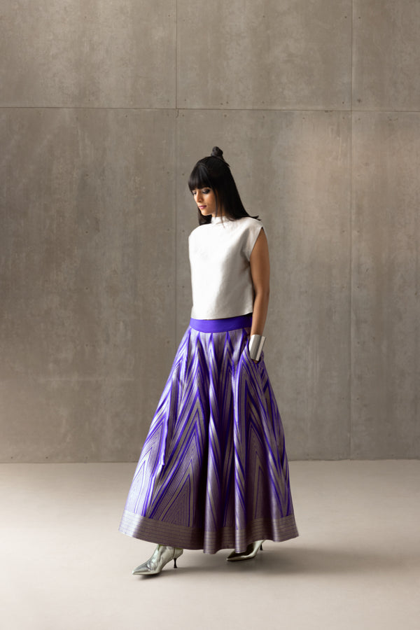 Handwoven Silk Brocade Top