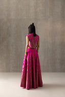 Handwoven Silk Engineered Brocade Top