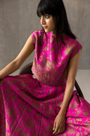 Handwoven Silk Engineered Brocade Top