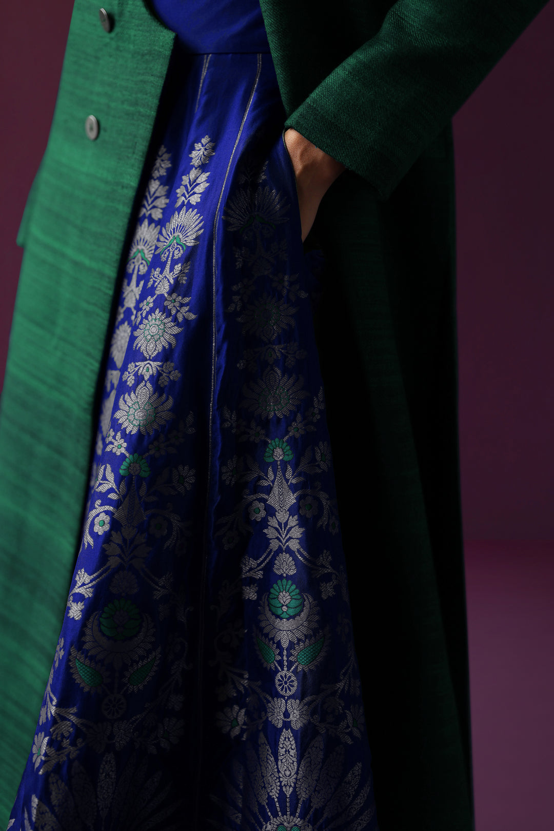 Silk Brocade Lehenga