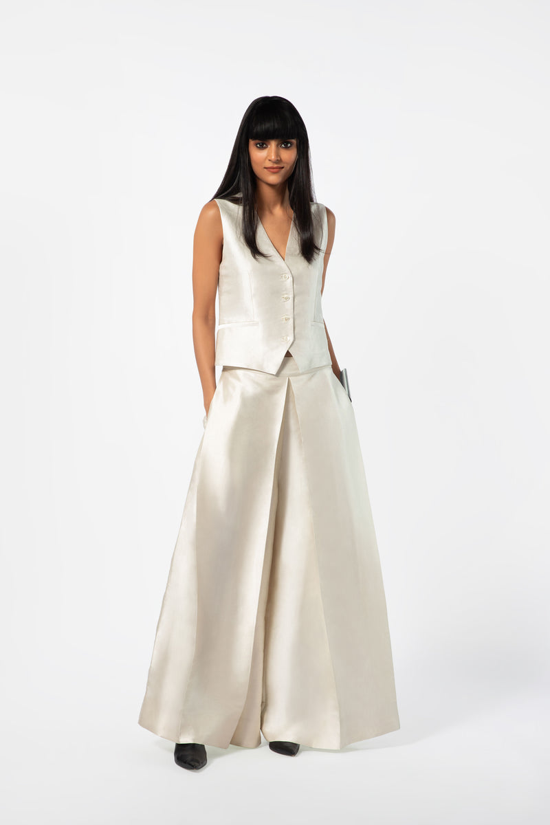 Handwoven Silk Brocade Co-ord Set