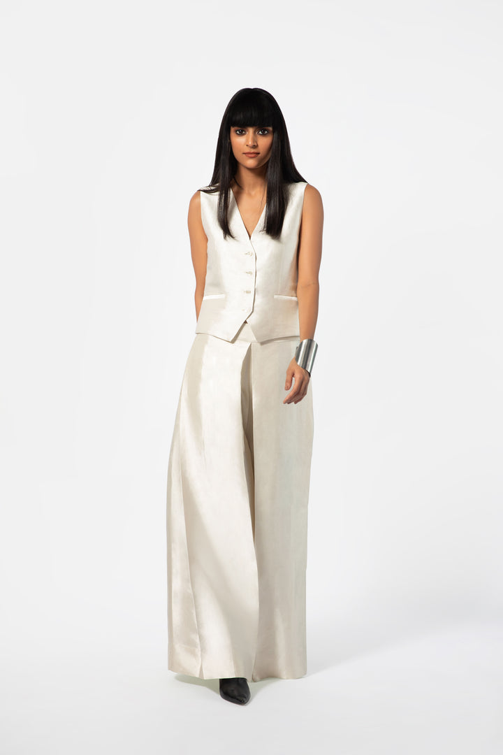 Handwoven Silk Brocade Co-ord Set