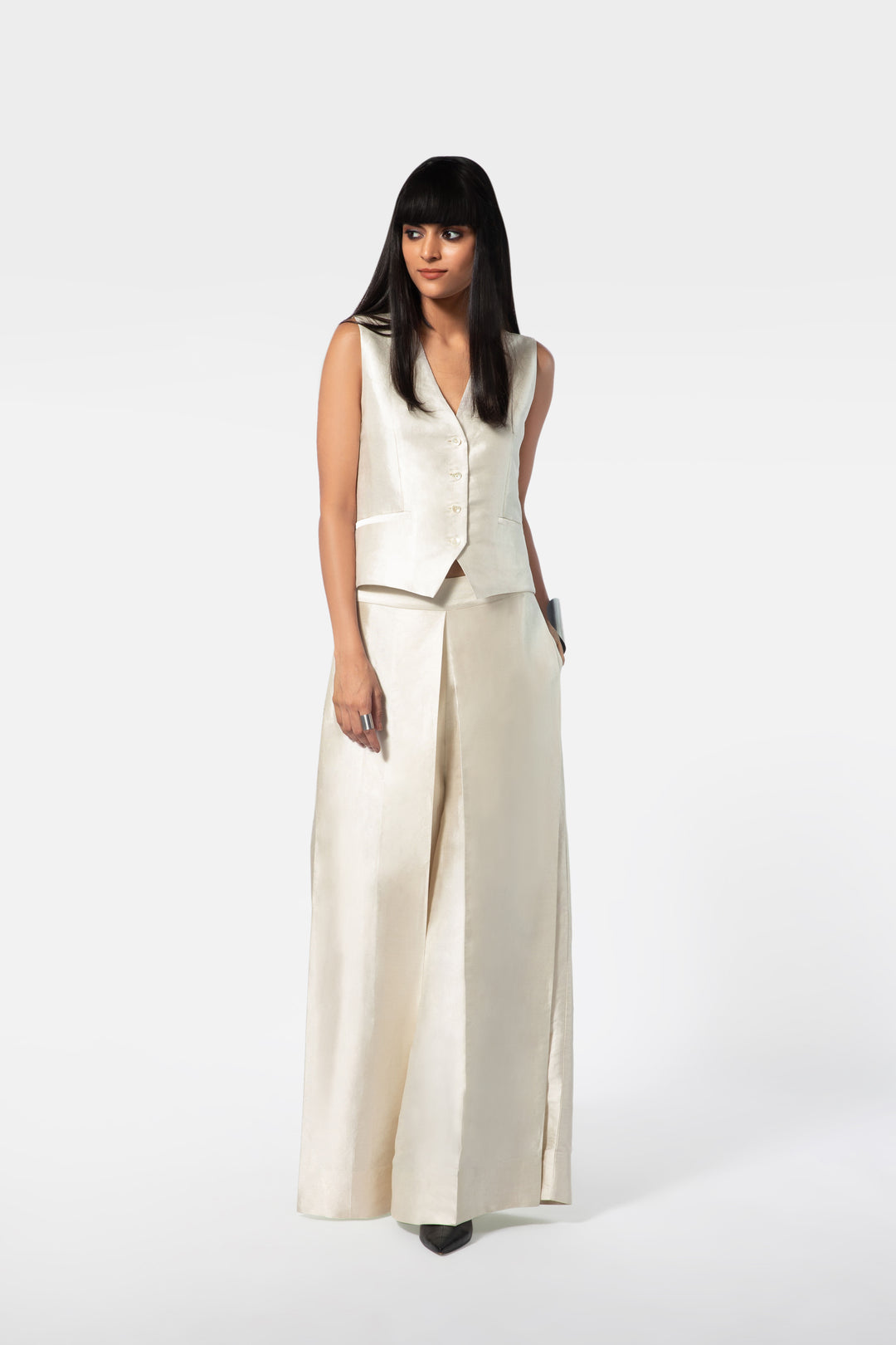 Handwoven Silk Brocade Co-ord Set
