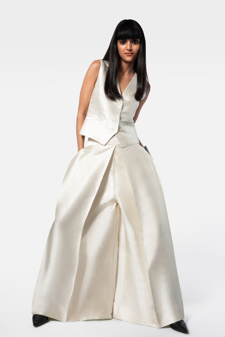 Handwoven Silk Brocade Co-ord Set