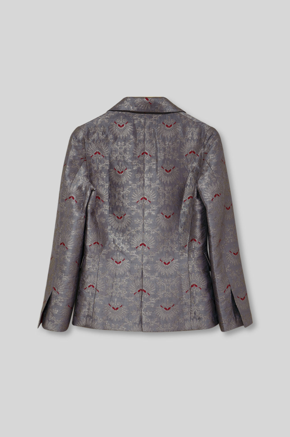 Silk Brocade Blazer