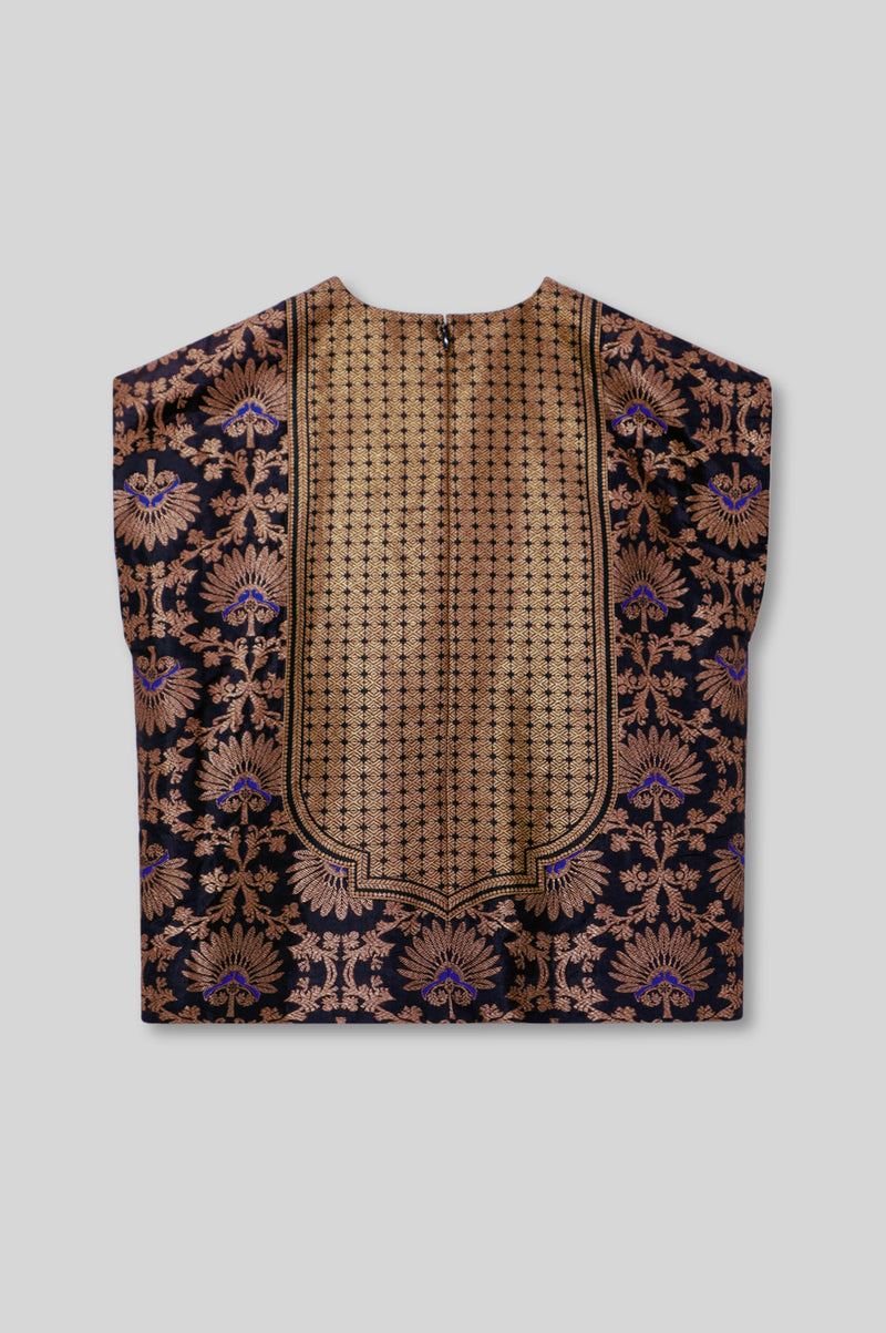 Silk Brocade Top