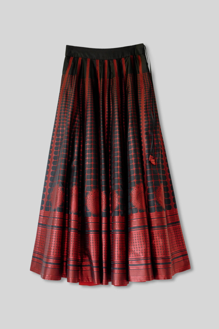 Silk Brocade Skirt