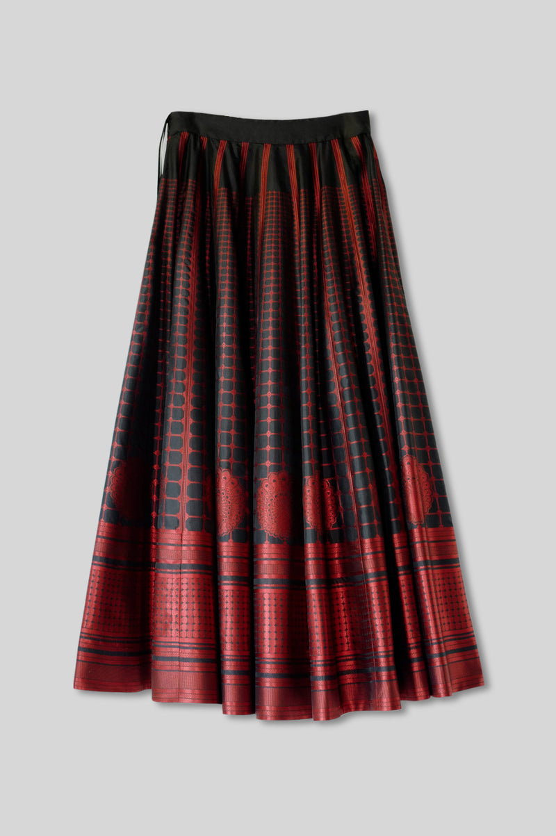 Silk Brocade Skirt