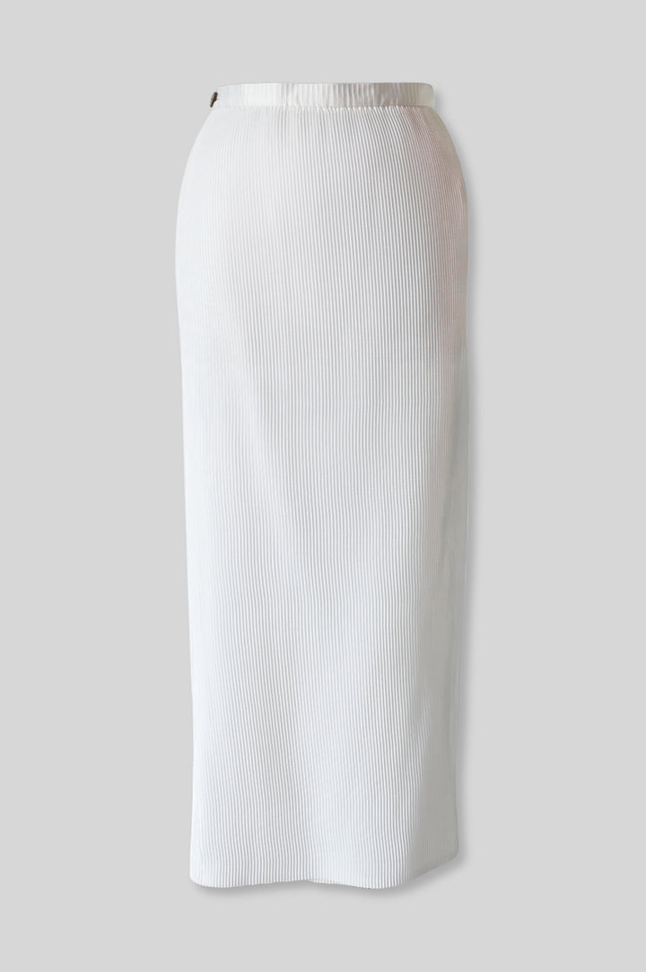 Pleated Wrap Skirt