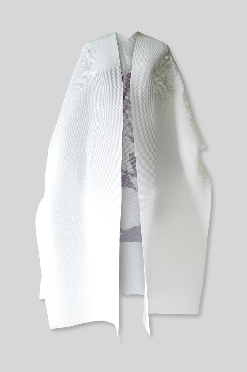 Pleated Kimono Cape