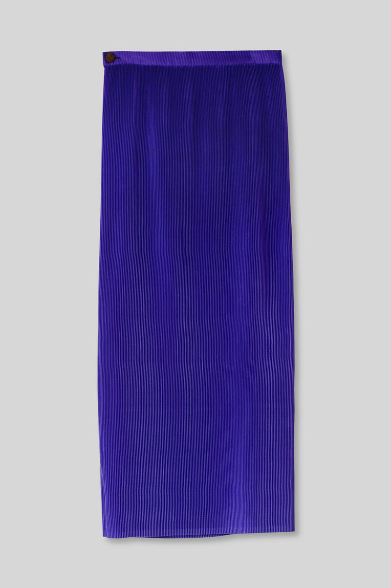 Pleated Wrap Skirt
