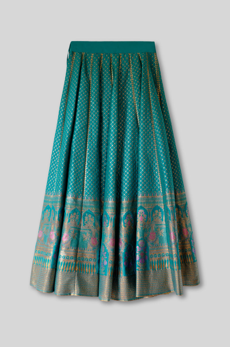 Silk Brocade Lehenga