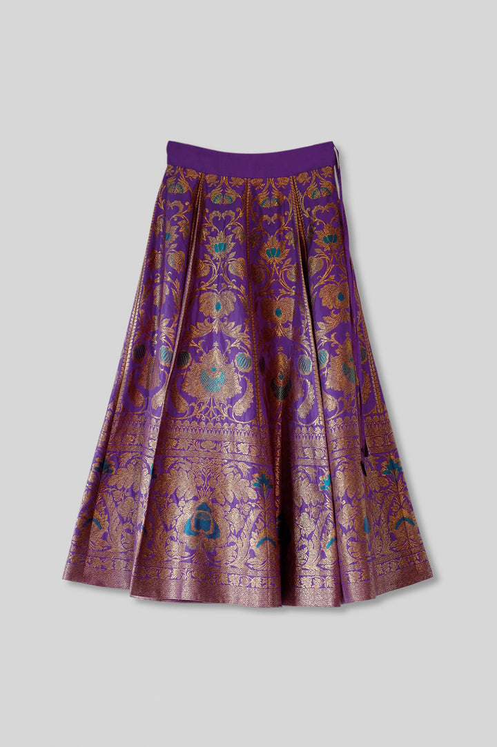 Silk Brocade Skirt
