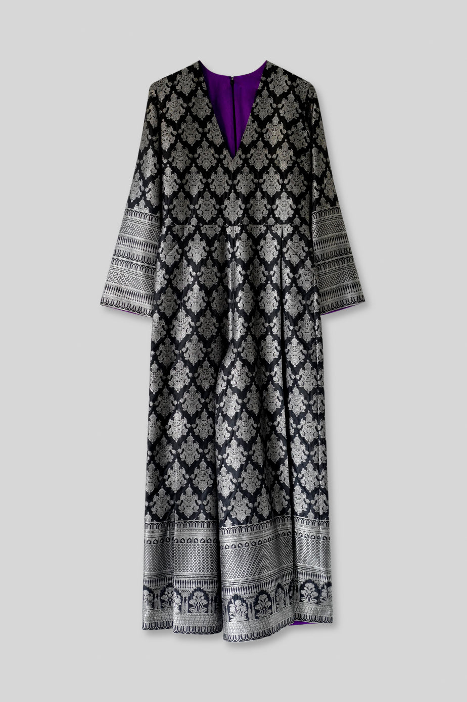 Silk Brocade Jumpsuit