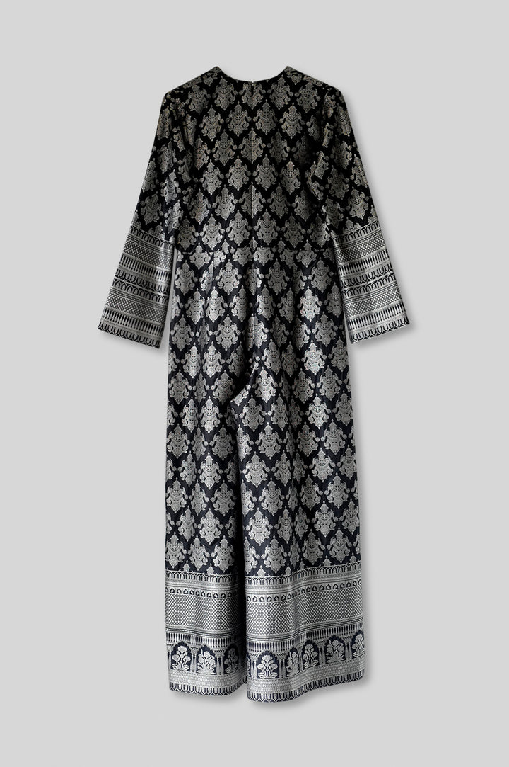 Silk Brocade Jumpsuit