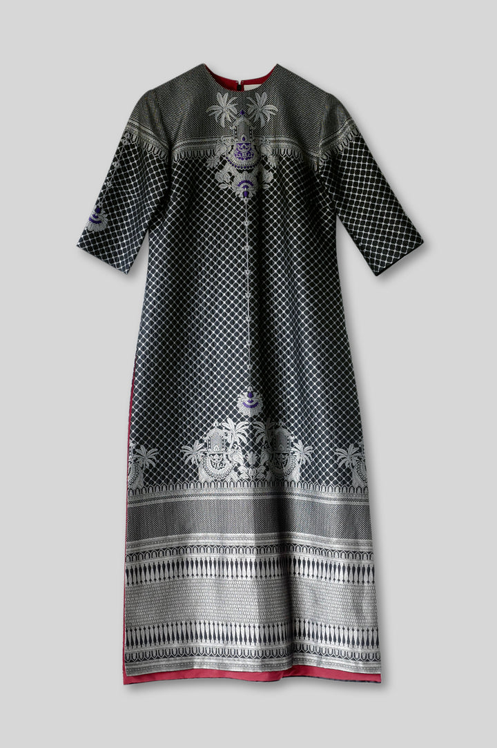 Silk Brocade Tunic Set