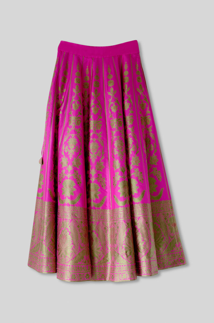 Silk Brocade Lehenga