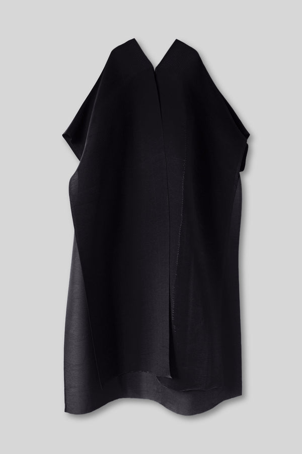 Pleated Kimono Cape