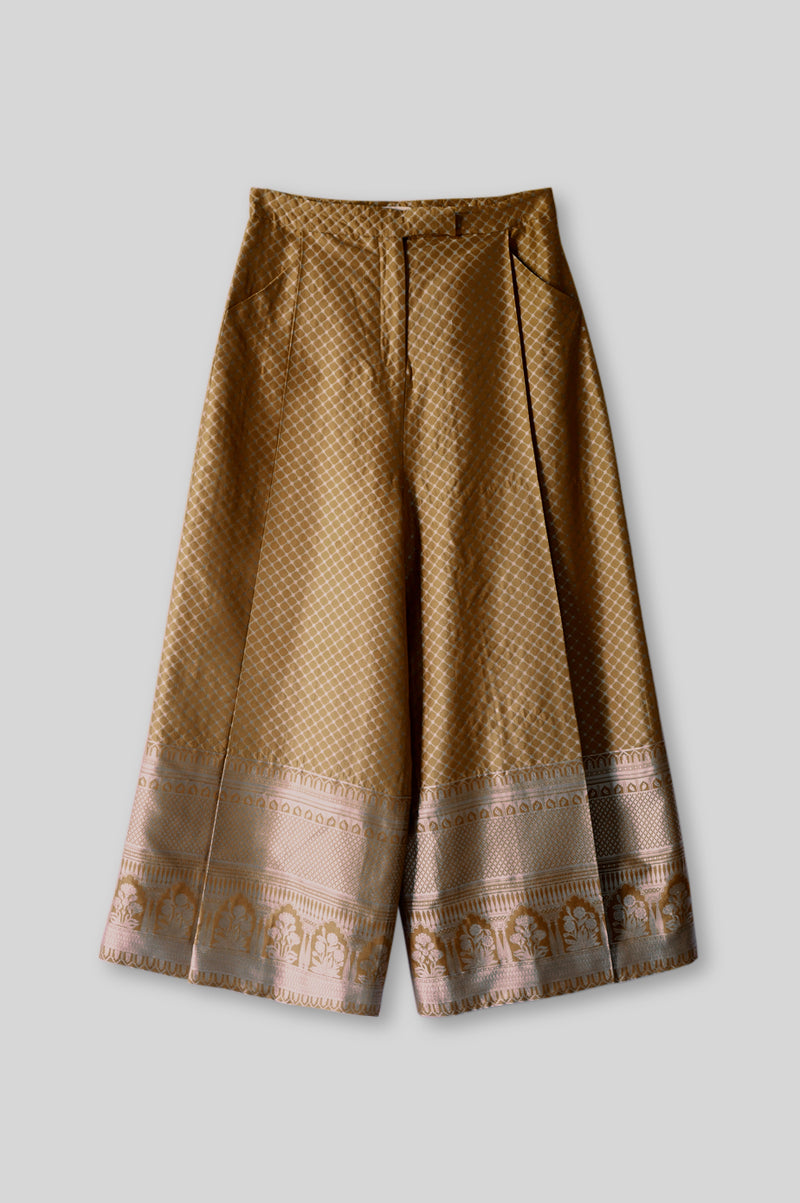 Silk Brocade Palazzo